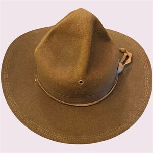 SIGMUND EISNER CO. Vintage 1920s-1940s Boy Scouts Of America Campaign Hat